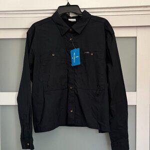 Women's COLUMBIA Brea Falls Woven LS outdoor fishing shirt Large  NEW NWT